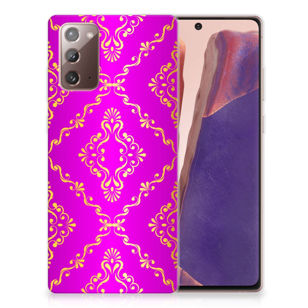 Siliconen Hoesje Samsung Note 20 Barok Roze