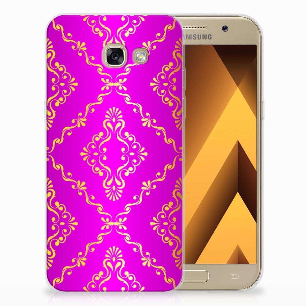 Siliconen Hoesje Samsung Galaxy A5 2017 Barok Roze