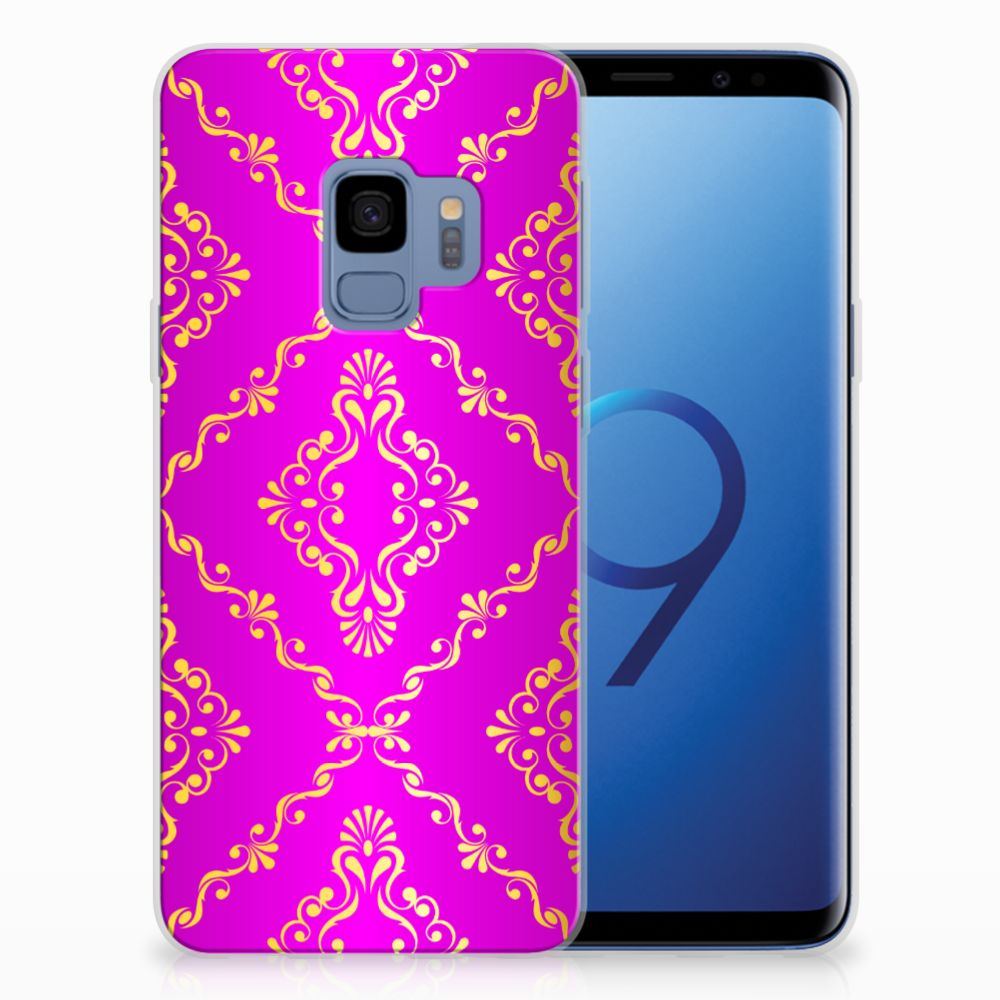 Siliconen Hoesje Samsung Galaxy S9 Barok Roze