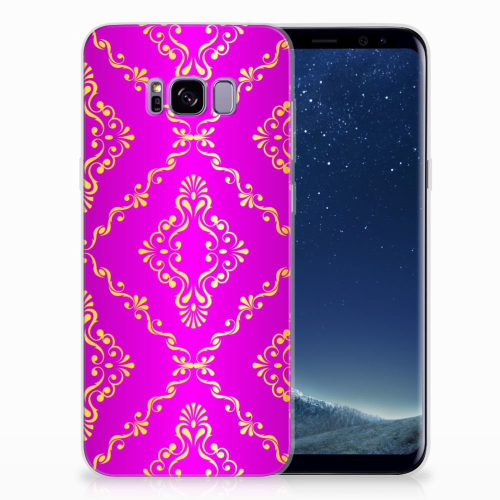 Siliconen Hoesje Samsung Galaxy S8 Plus Barok Roze