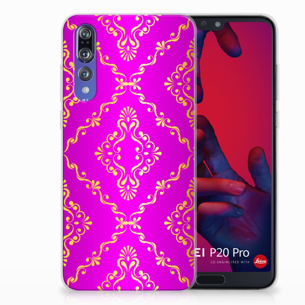 Siliconen Hoesje Huawei P20 Pro Barok Roze