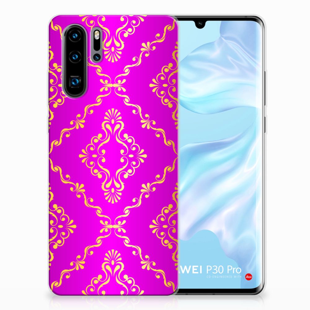 Siliconen Hoesje Huawei P30 Pro Barok Roze