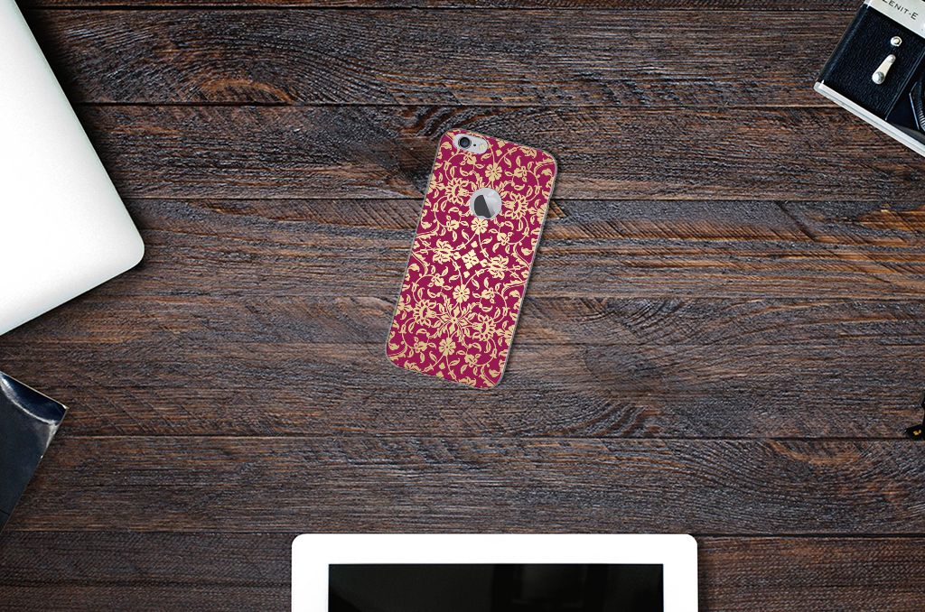 Siliconen Hoesje Apple iPhone 6 Plus | 6s Plus Barok Pink