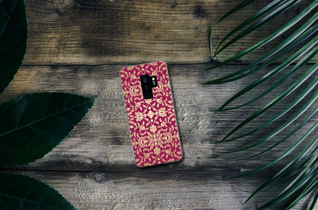 Siliconen Hoesje Samsung Galaxy S9 Plus Barok Pink