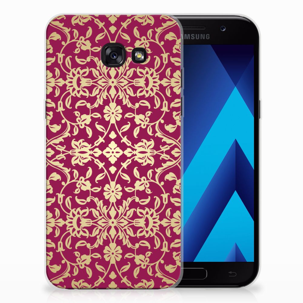 Siliconen Hoesje Samsung Galaxy A5 2017 Barok Pink