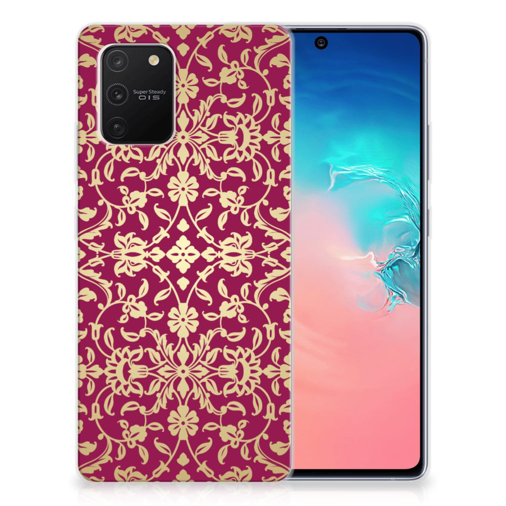 Siliconen Hoesje Samsung Galaxy S10 Lite Barok Pink