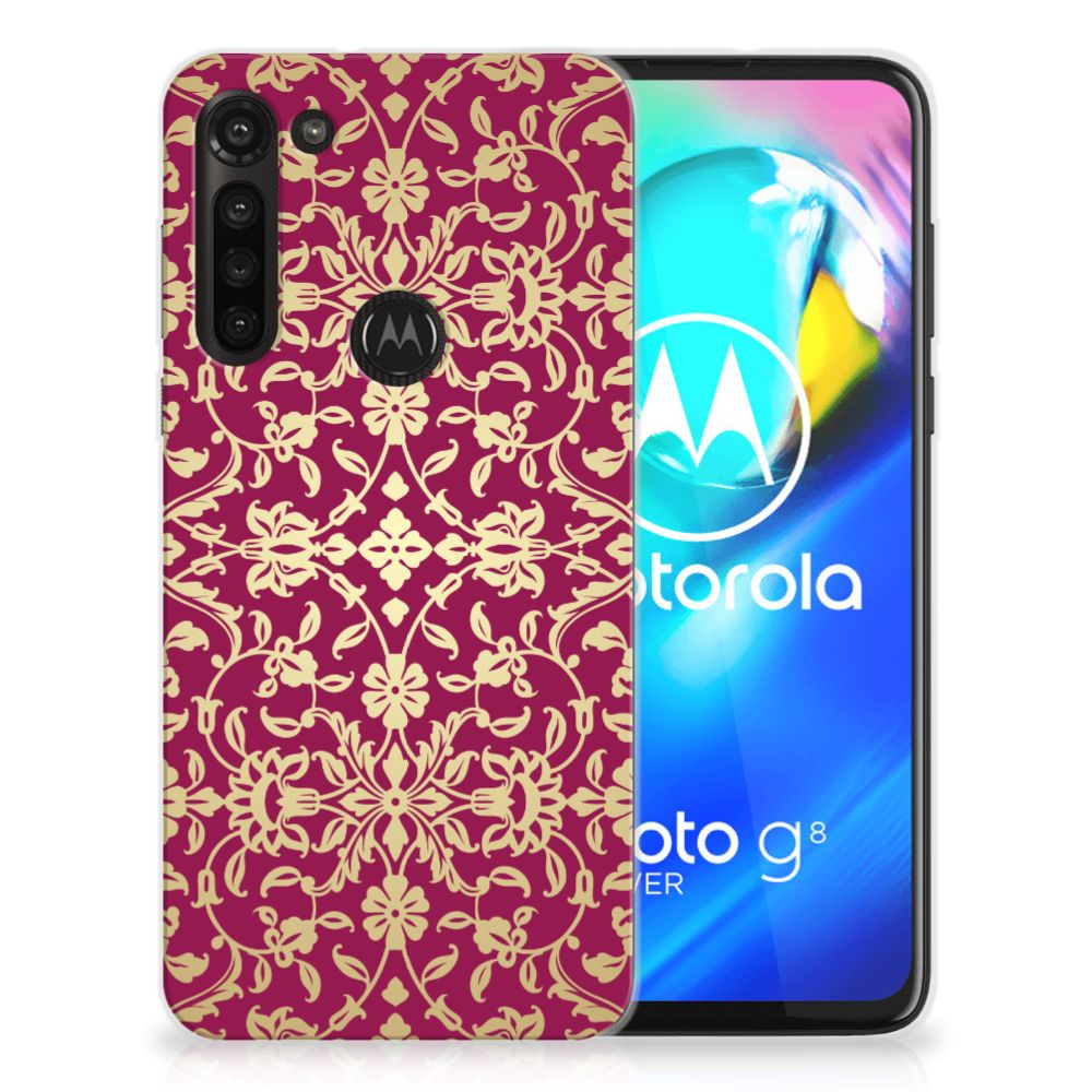Siliconen Hoesje Motorola Moto G8 Power Barok Pink