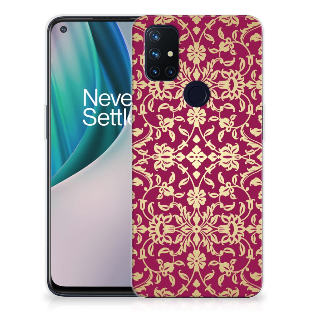 Siliconen Hoesje OnePlus Nord N10 5G Barok Pink