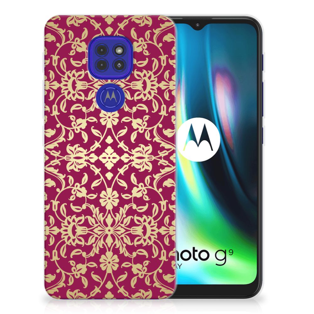 Siliconen Hoesje Motorola Moto G9 Play | E7 Plus Barok Pink