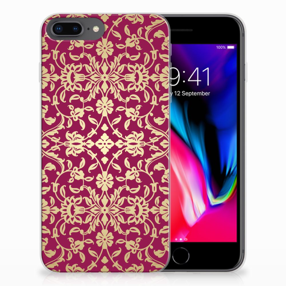 Siliconen Hoesje Apple iPhone 7 Plus | 8 Plus Barok Pink