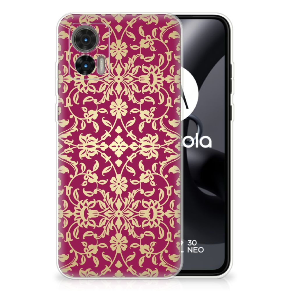 Siliconen Hoesje Motorola Edge 30 Neo Barok Pink