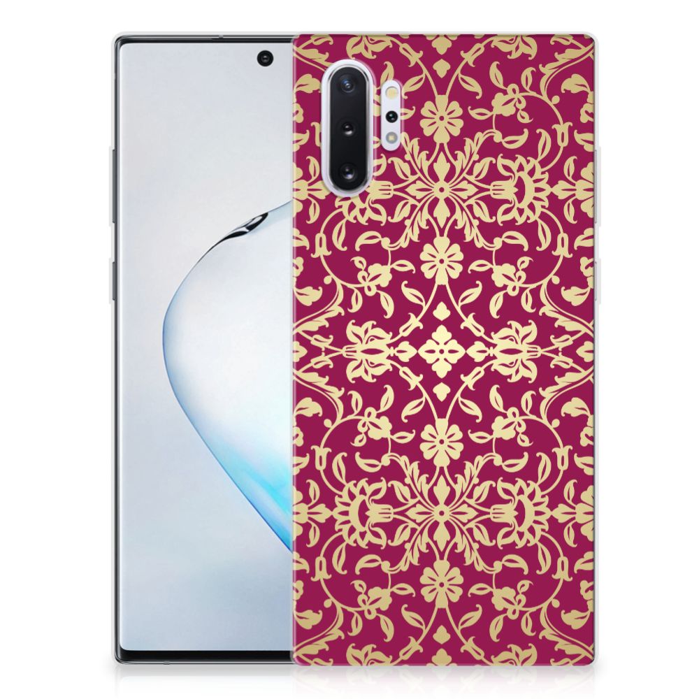 Siliconen Hoesje Samsung Galaxy Note 10 Plus Barok Pink