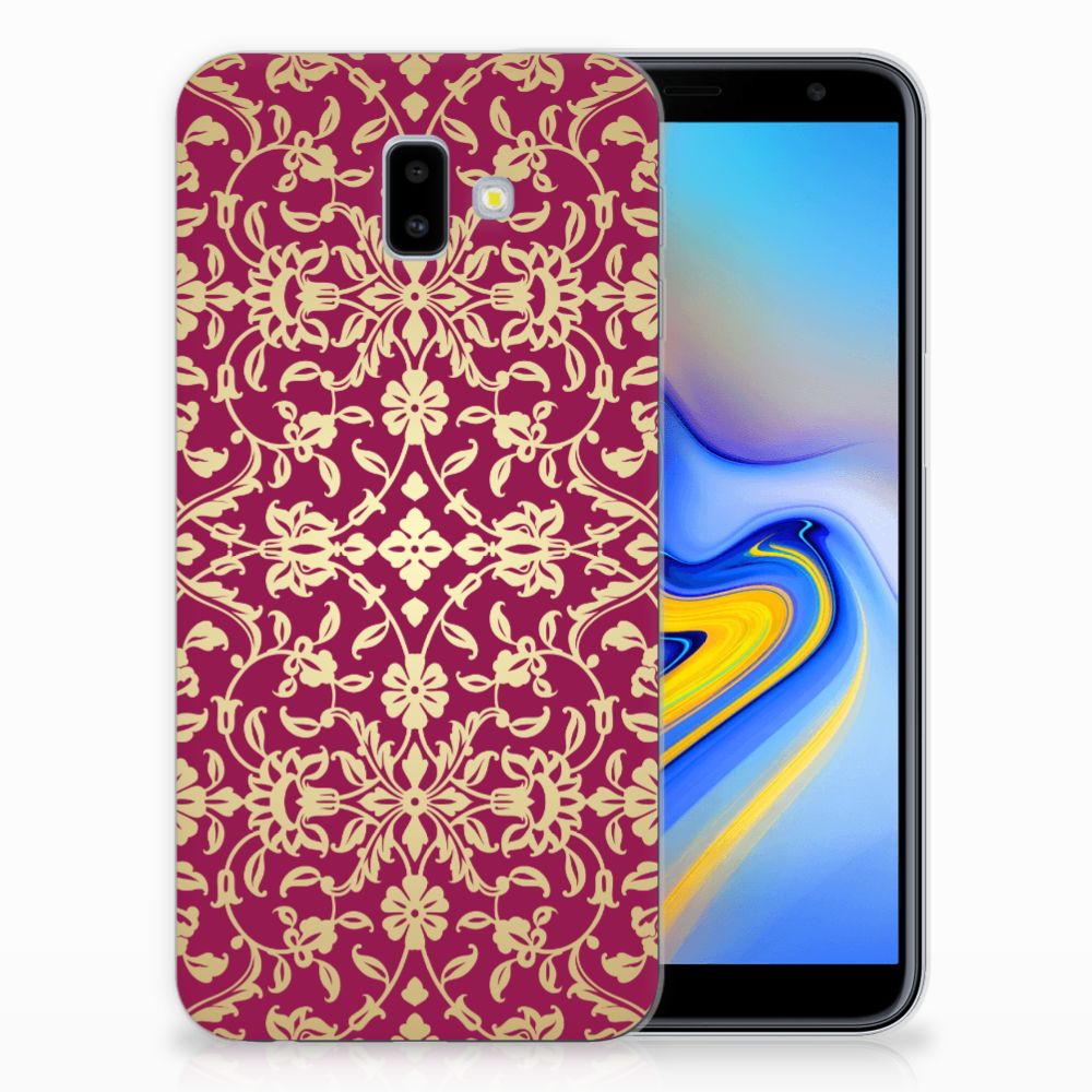 Siliconen Hoesje Samsung Galaxy J6 Plus (2018) Barok Pink