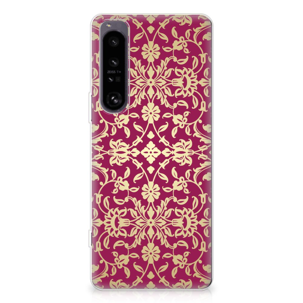 Siliconen Hoesje Sony Xperia 1 IV Barok Pink