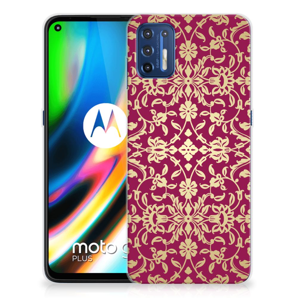 Siliconen Hoesje Motorola Moto G9 Plus Barok Pink