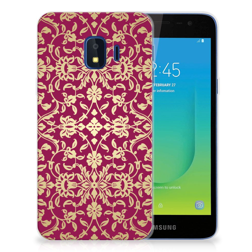 Siliconen Hoesje Samsung Galaxy J2 Core Barok Pink