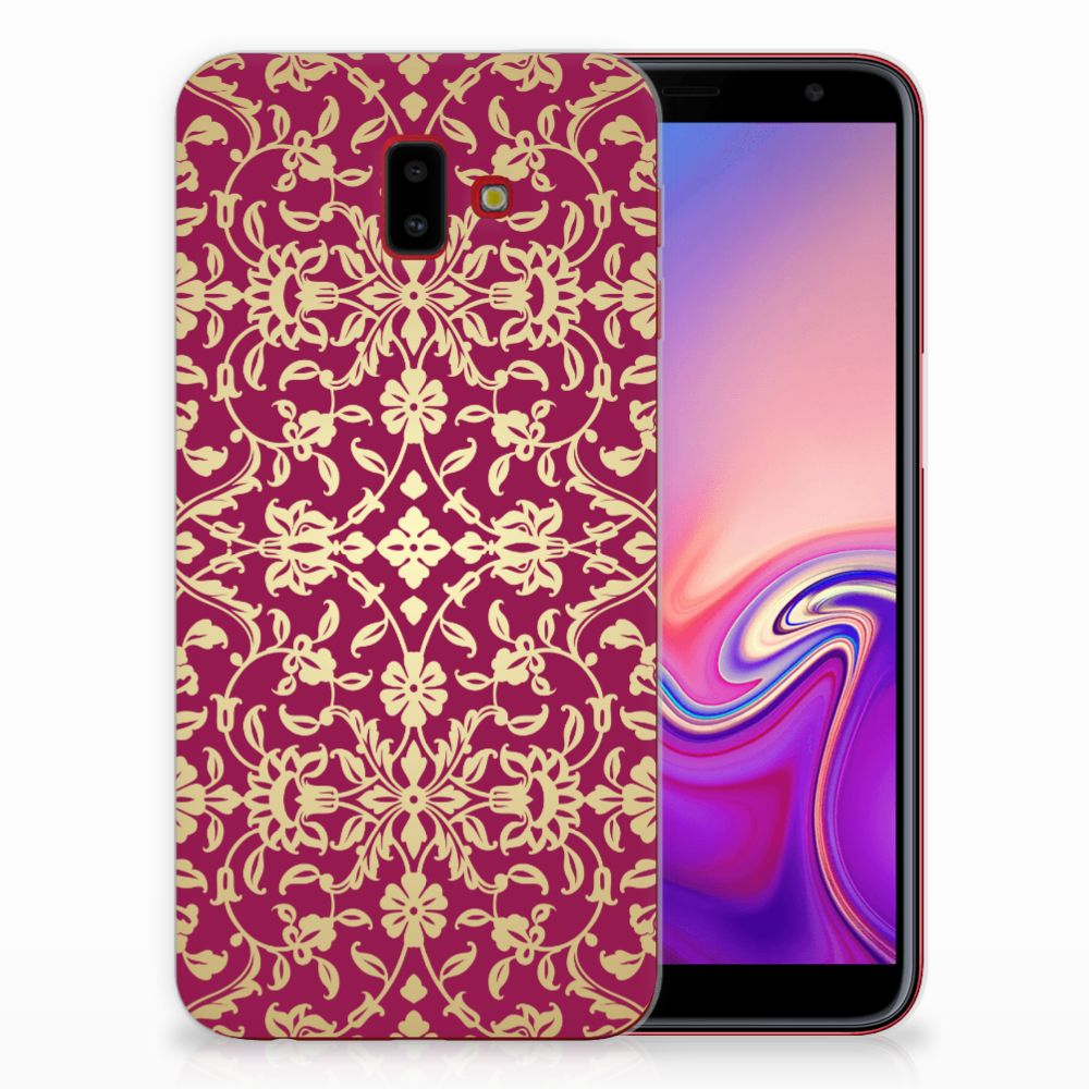 Siliconen Hoesje Samsung Galaxy J6 Plus (2018) Barok Pink