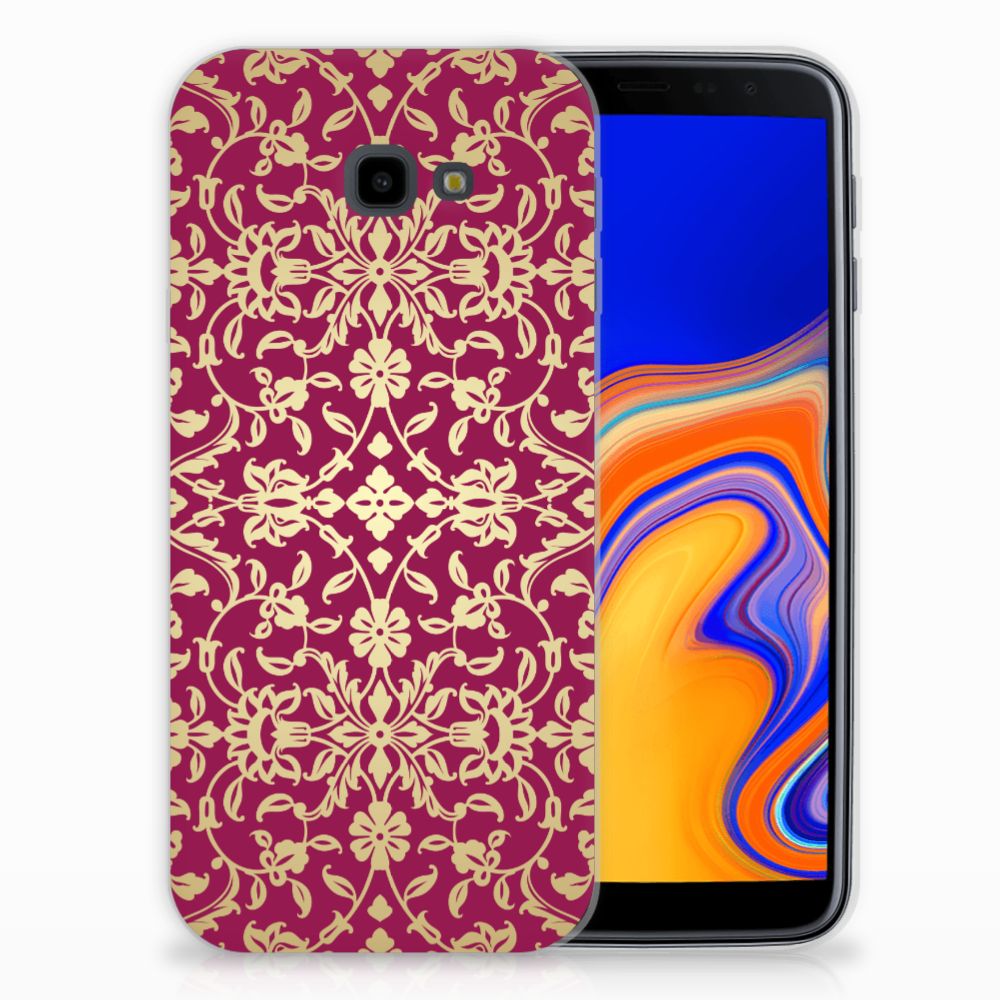 Siliconen Hoesje Samsung Galaxy J4 Plus (2018) Barok Pink