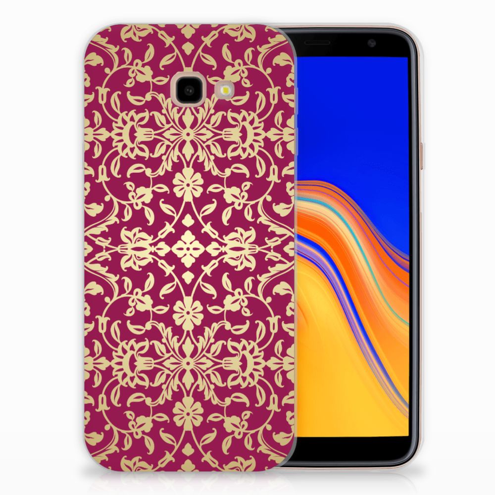 Siliconen Hoesje Samsung Galaxy J4 Plus (2018) Barok Pink