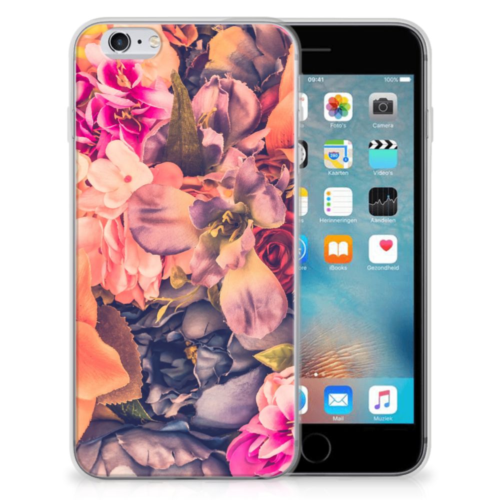Apple iPhone 6 | 6s TPU Hoesje Design Bosje Bloemen