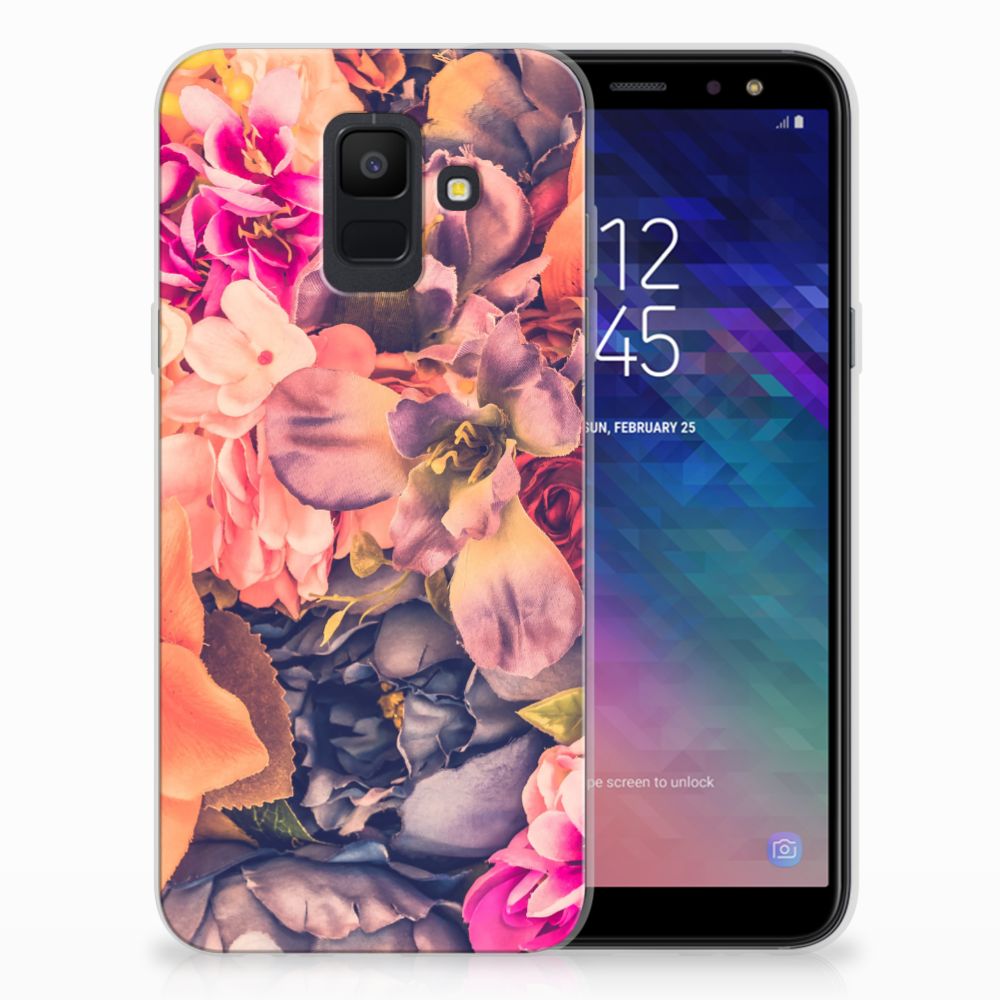 Samsung Galaxy A6 (2018) TPU Case Bosje Bloemen