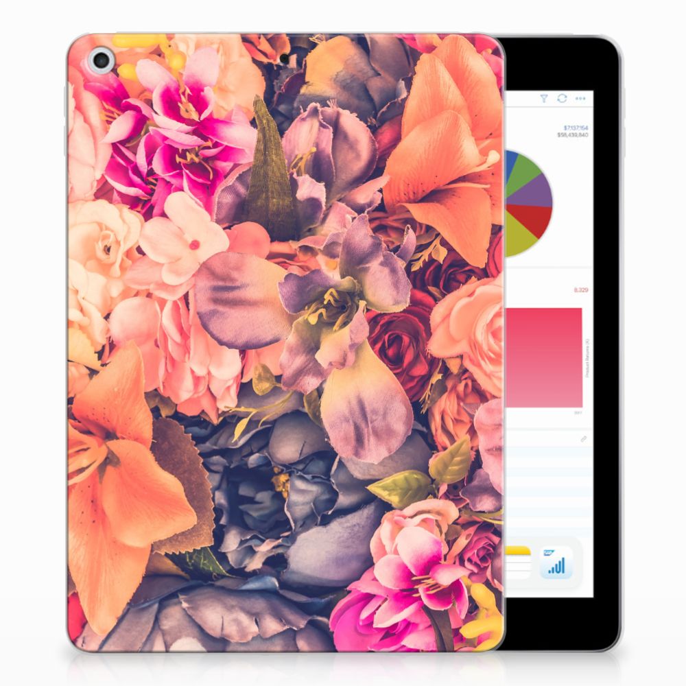Apple iPad 9.7 2018 | 2017 Tablethoesje Design Bosje Bloemen