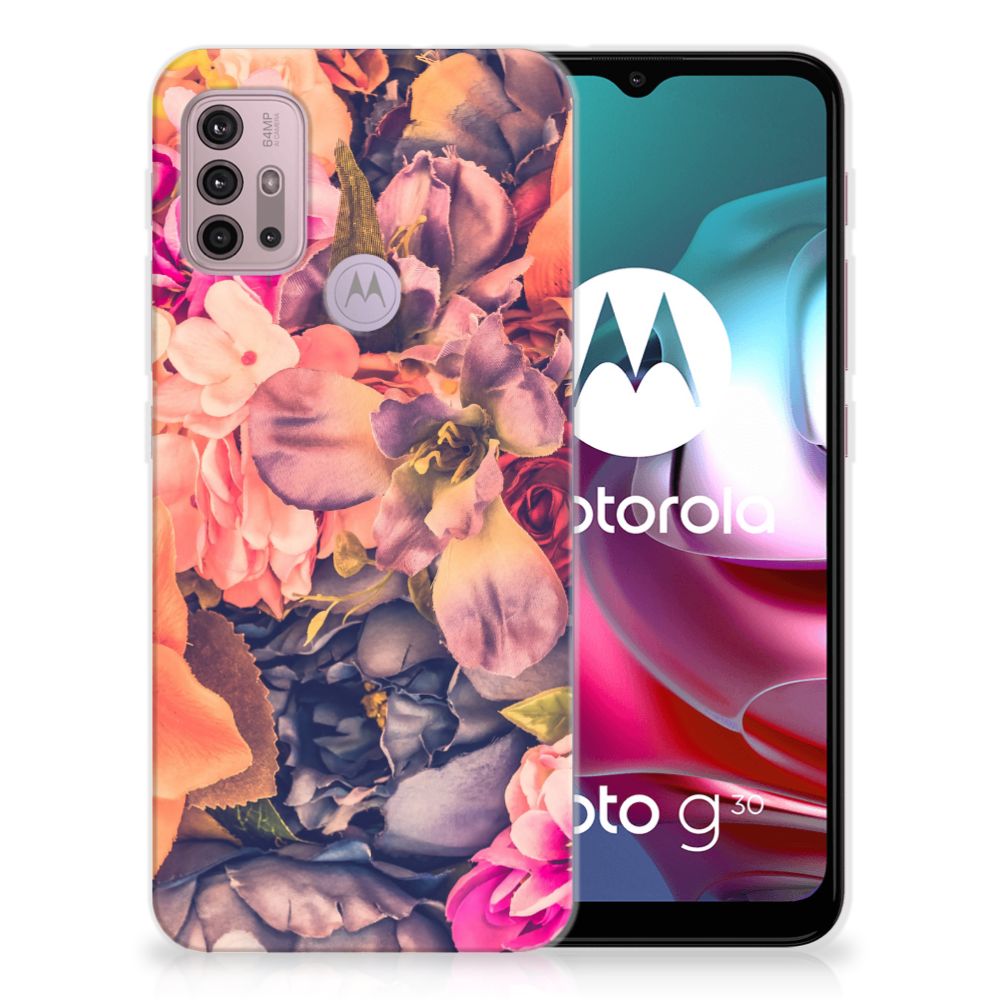 Motorola Moto G30 | G10 TPU Case Bosje Bloemen