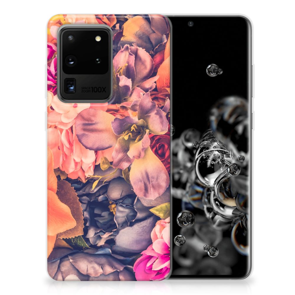Samsung Galaxy S20 Ultra TPU Case Bosje Bloemen