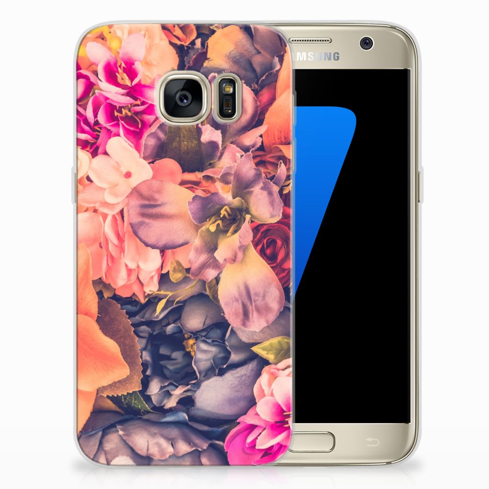 Samsung Galaxy S7 TPU Case Bosje Bloemen