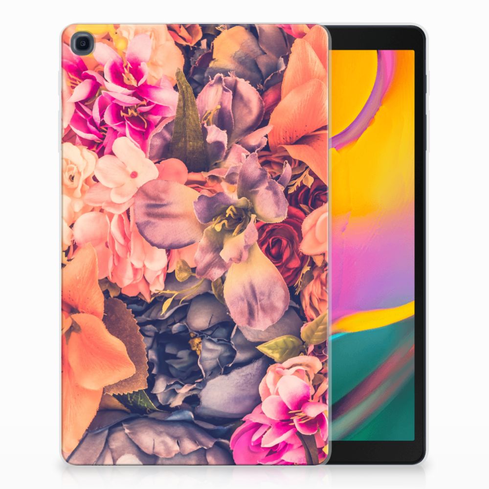 Samsung Galaxy Tab A 10.1 (2019) Siliconen Hoesje Bosje Bloemen