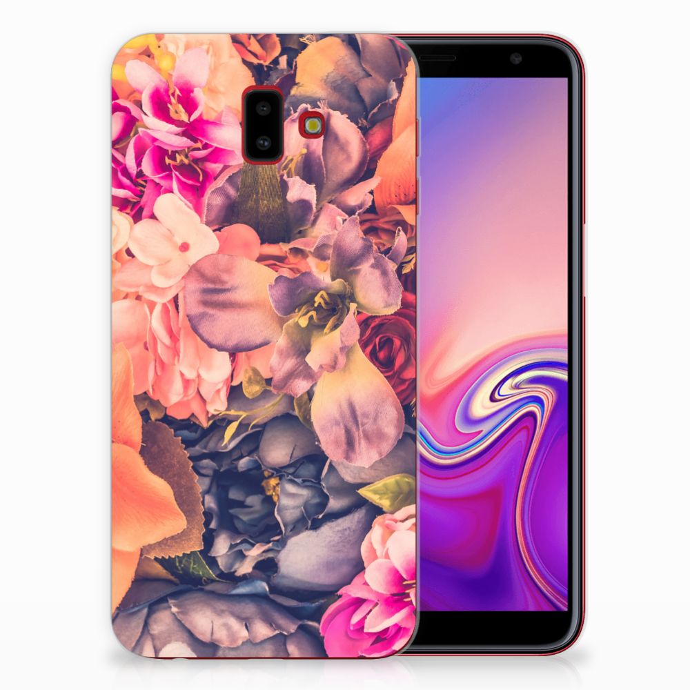 Samsung Galaxy J6 Plus (2018) TPU Case Bosje Bloemen