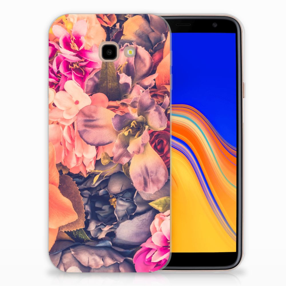 Samsung Galaxy J4 Plus (2018) TPU Case Bosje Bloemen