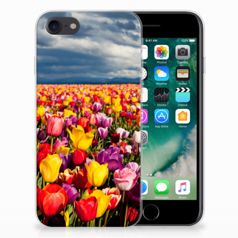 Apple iPhone 7 | 8 Uniek TPU Hoesje Tulpen