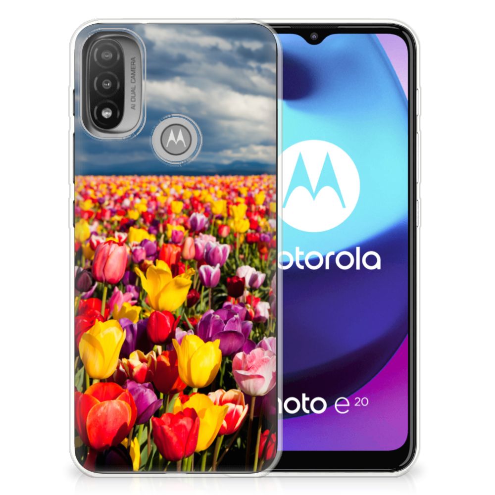 Motorola Moto E20 | E40 TPU Case Tulpen
