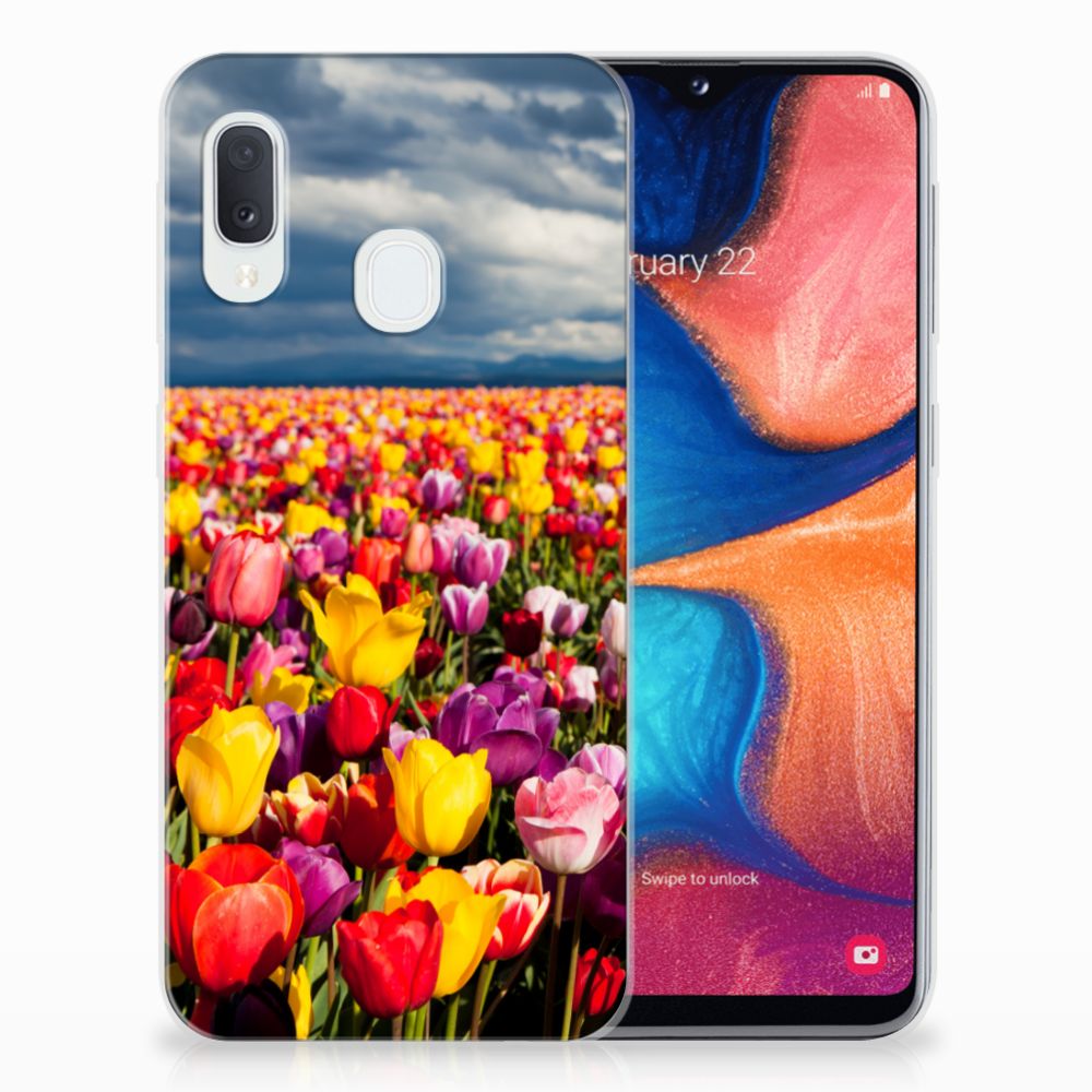 Samsung Galaxy A20e TPU Case Tulpen