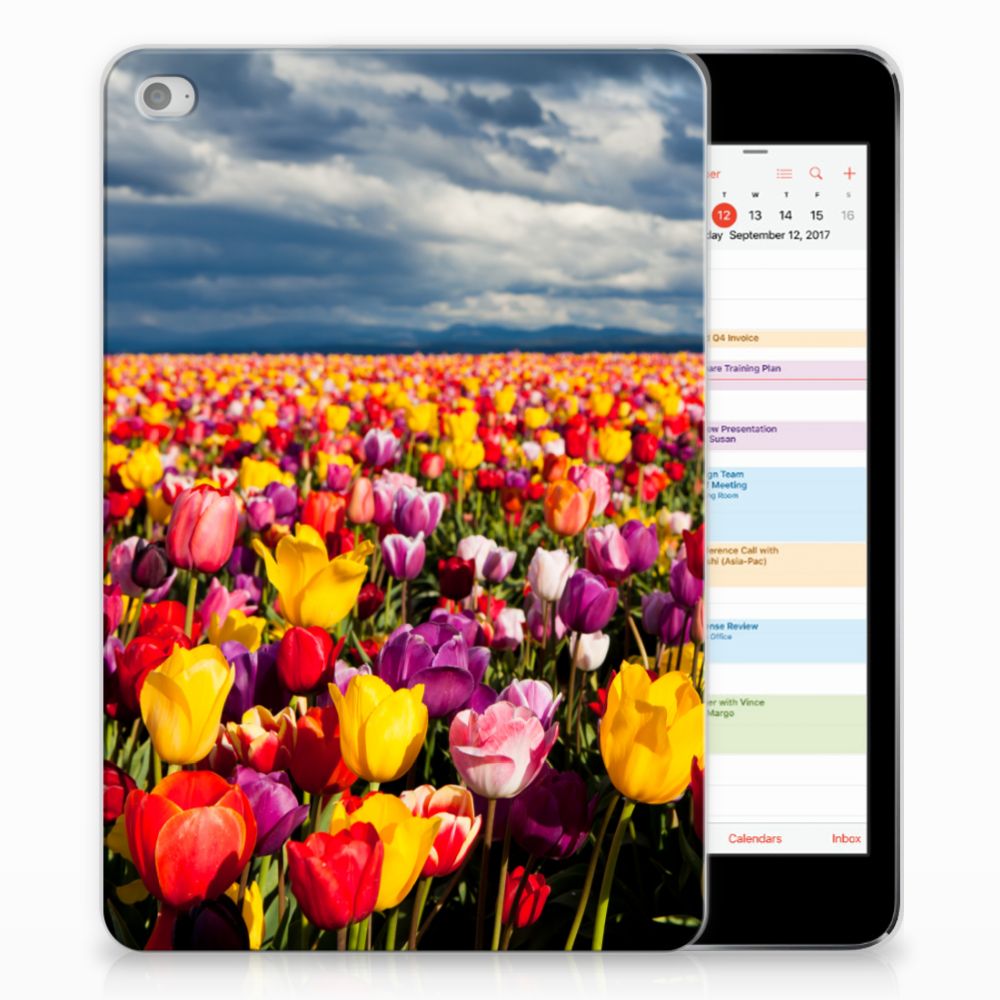 Apple iPad Mini 4 | Mini 5 (2019) Siliconen Hoesje Tulpen