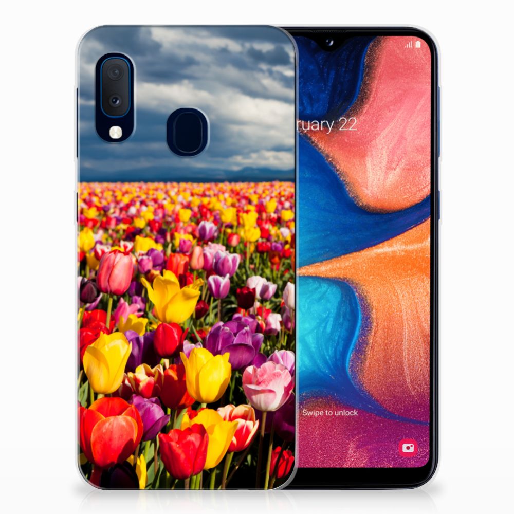 Samsung Galaxy A20e TPU Case Tulpen
