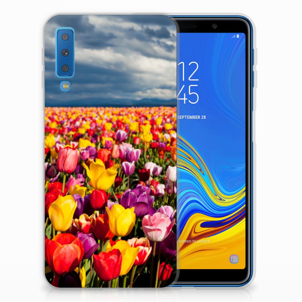 Samsung Galaxy A7 (2018) TPU Case Tulpen