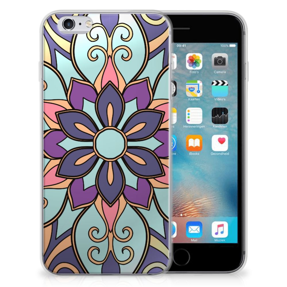 Apple iPhone 6 | 6s TPU Case Purple Flower