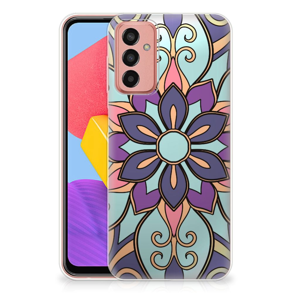 Samsung Galaxy M13 | M23 TPU Case Purple Flower