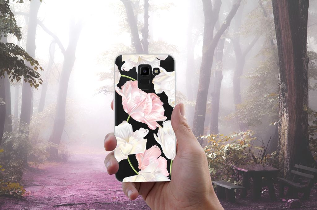 Samsung Galaxy J6 2018 TPU Case Lovely Flowers