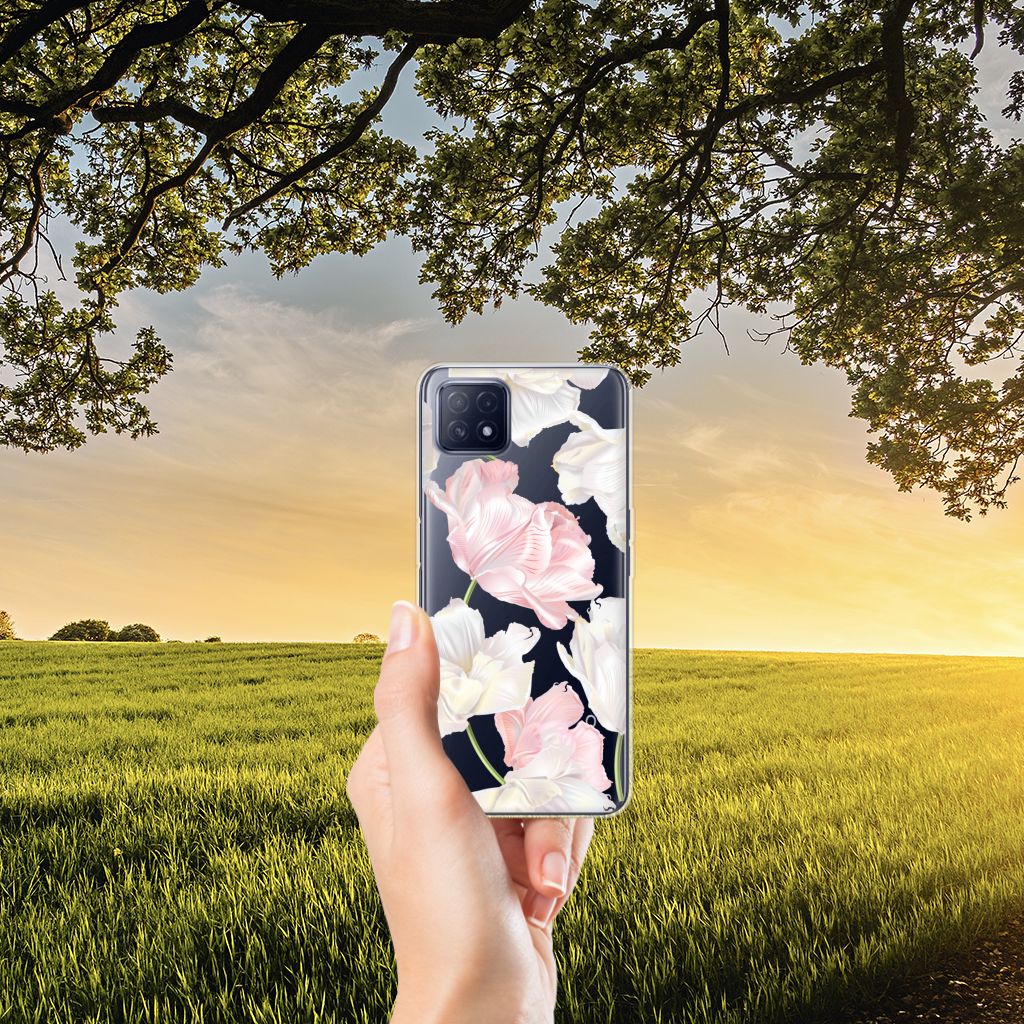 OPPO A53 5G | OPPO A73 5G TPU Case Lovely Flowers
