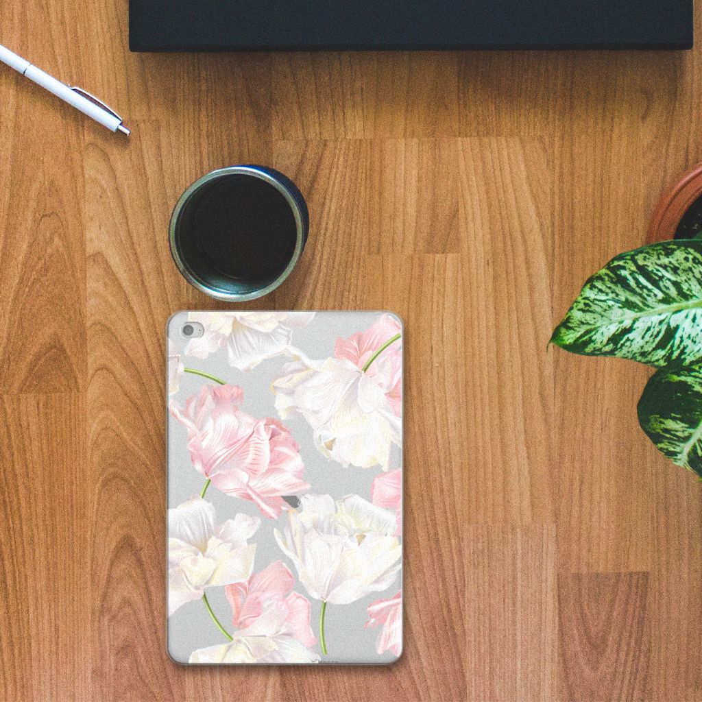 Apple iPad Mini 4 | Mini 5 (2019) Siliconen Hoesje Lovely Flowers