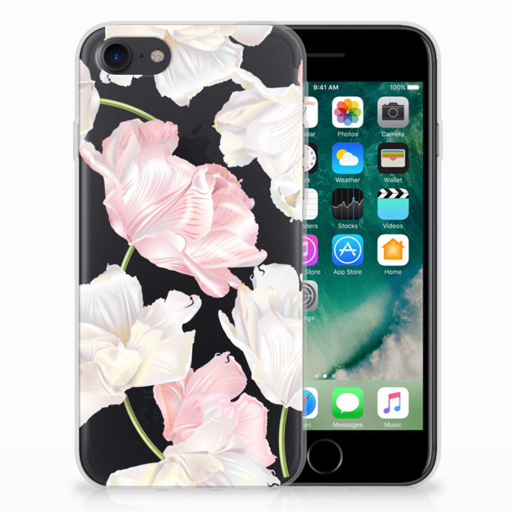 Apple iPhone 7 | 8 TPU Hoesje Design Lovely Flowers