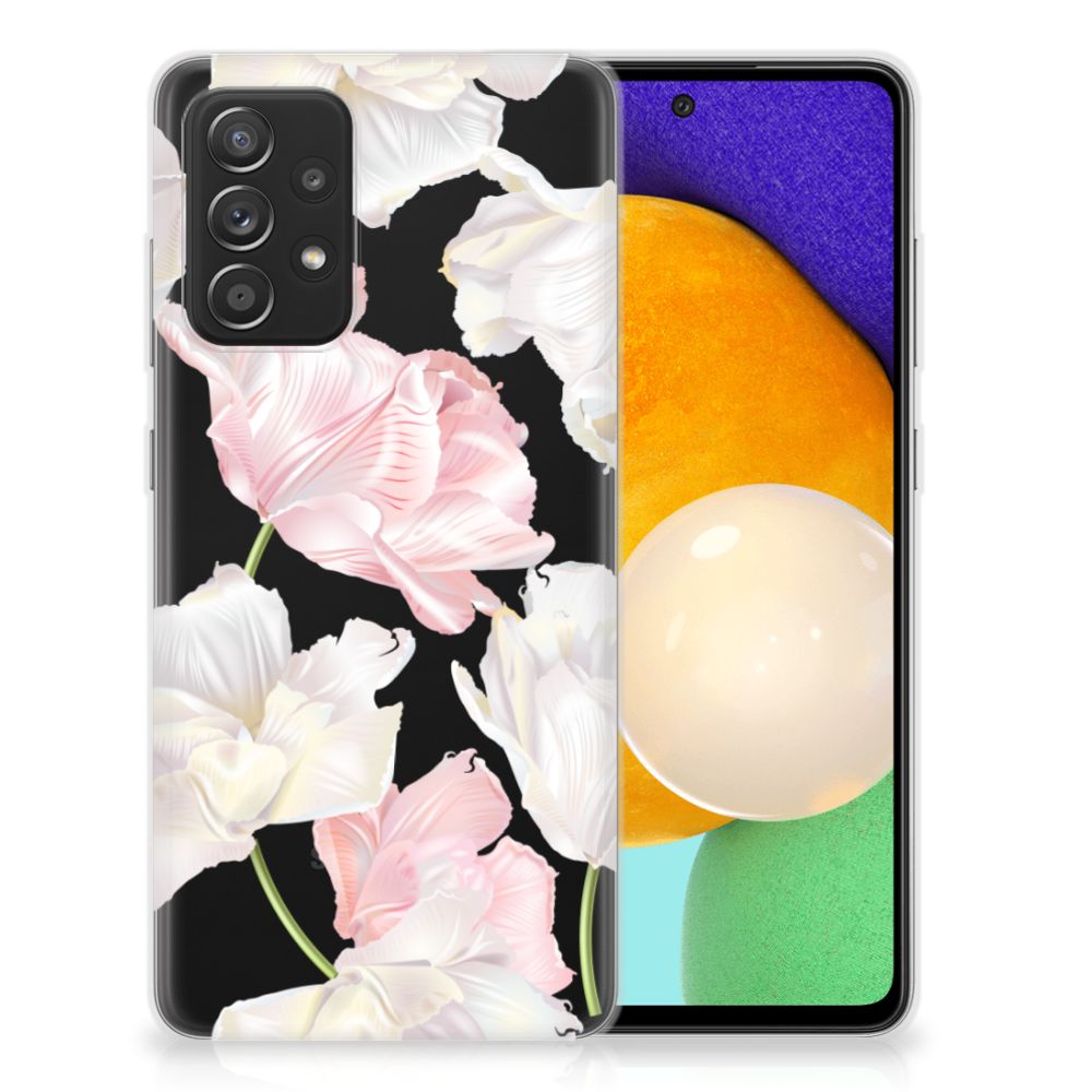 Samsung Galaxy A52 (5G/4G) TPU Case Lovely Flowers