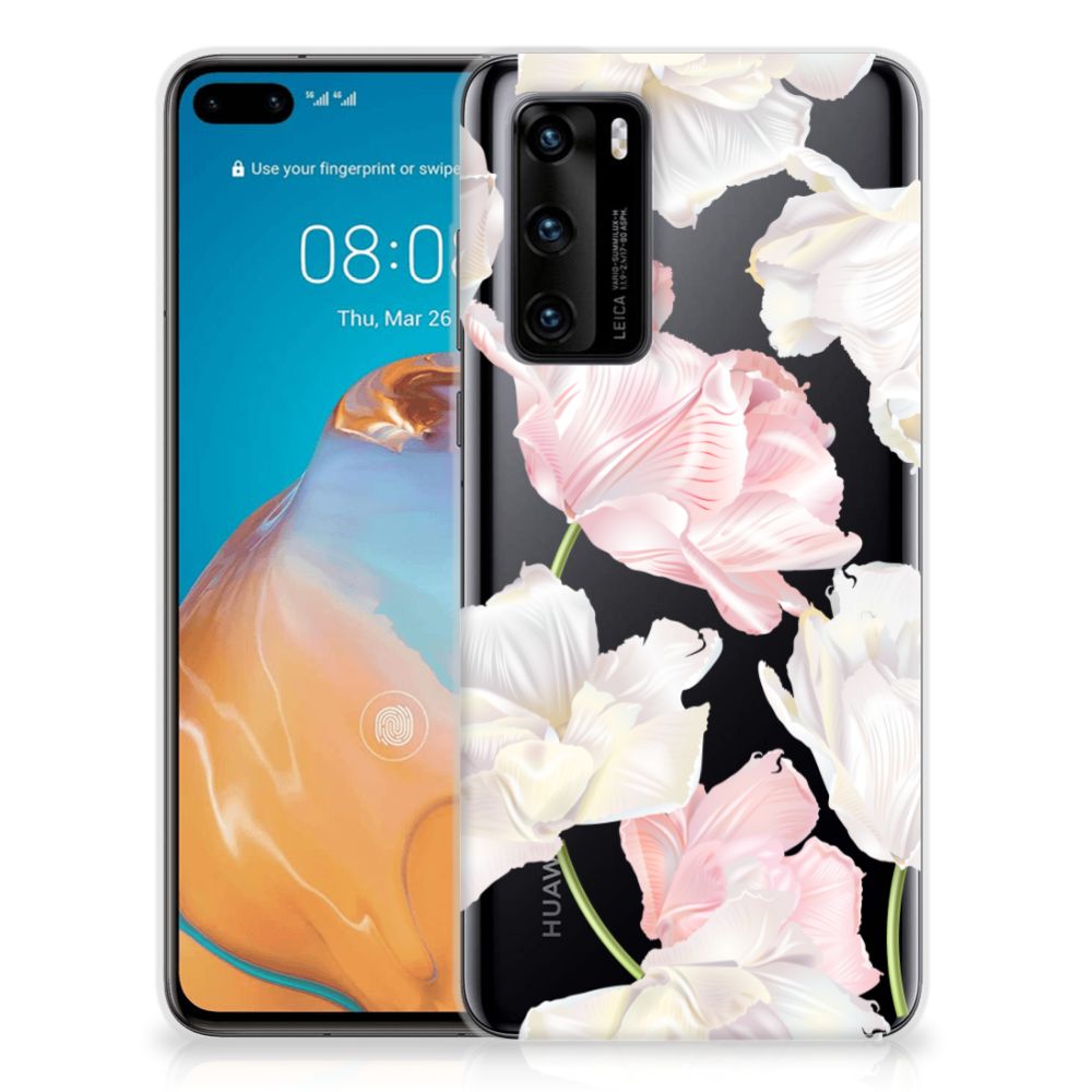 Huawei P40 TPU Case Lovely Flowers