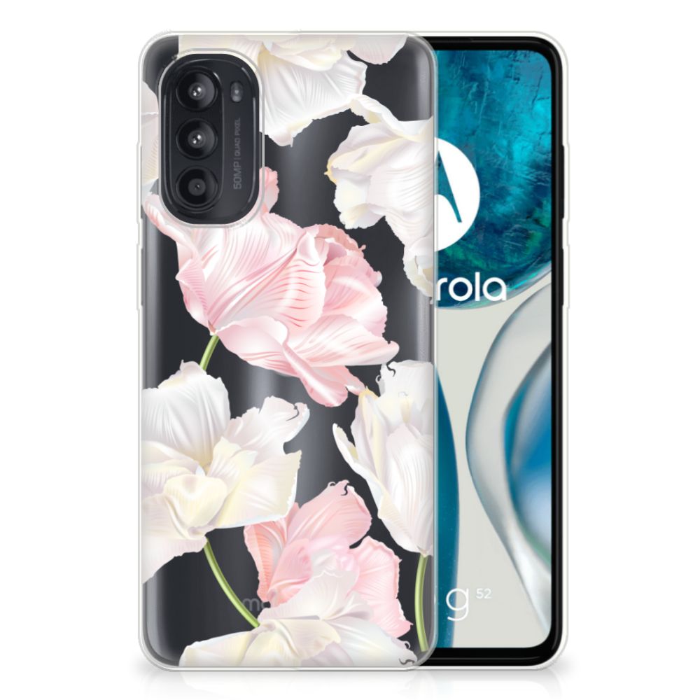 Motorola Moto G52/G82 TPU Case Lovely Flowers
