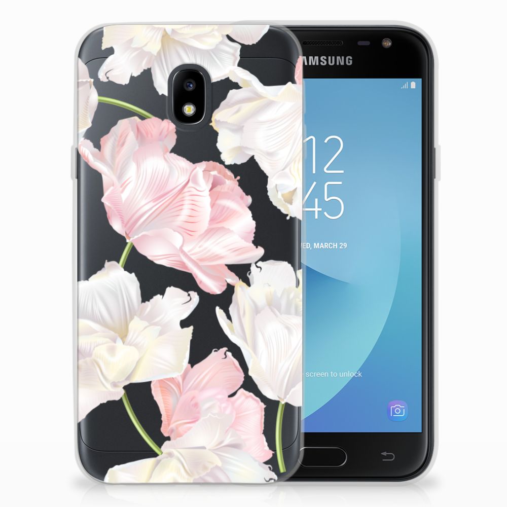 Samsung Galaxy J3 2017 TPU Case Lovely Flowers