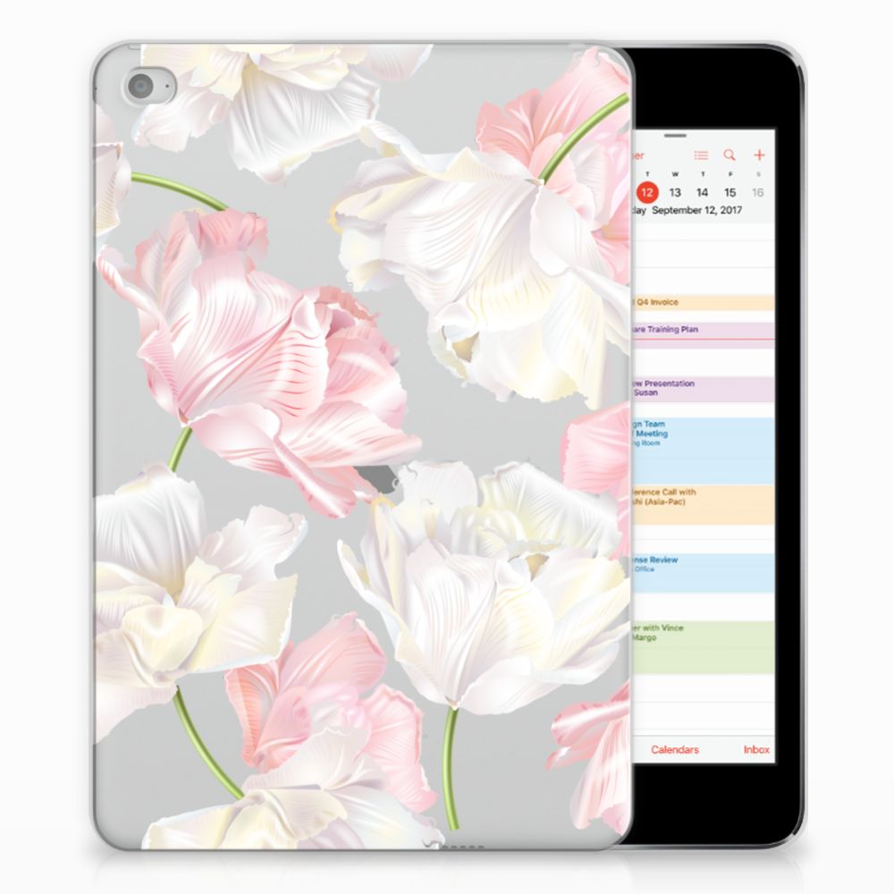 Apple iPad Mini 4 | Mini 5 (2019) Siliconen Hoesje Lovely Flowers