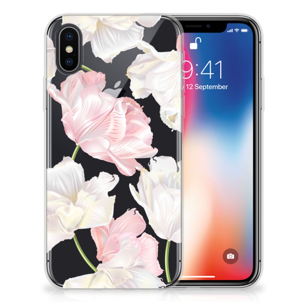 Apple iPhone X | Xs TPU Hoesje Design Lovely Flowers